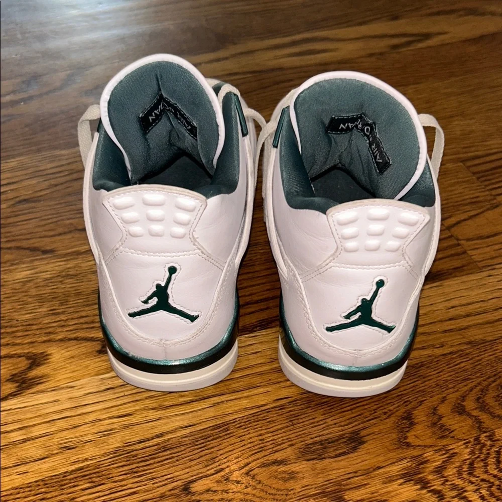 Men's Jordan 4 Oxidized Green Retro Basketball Sneakers Men’s Size 7 Women’s 8.5